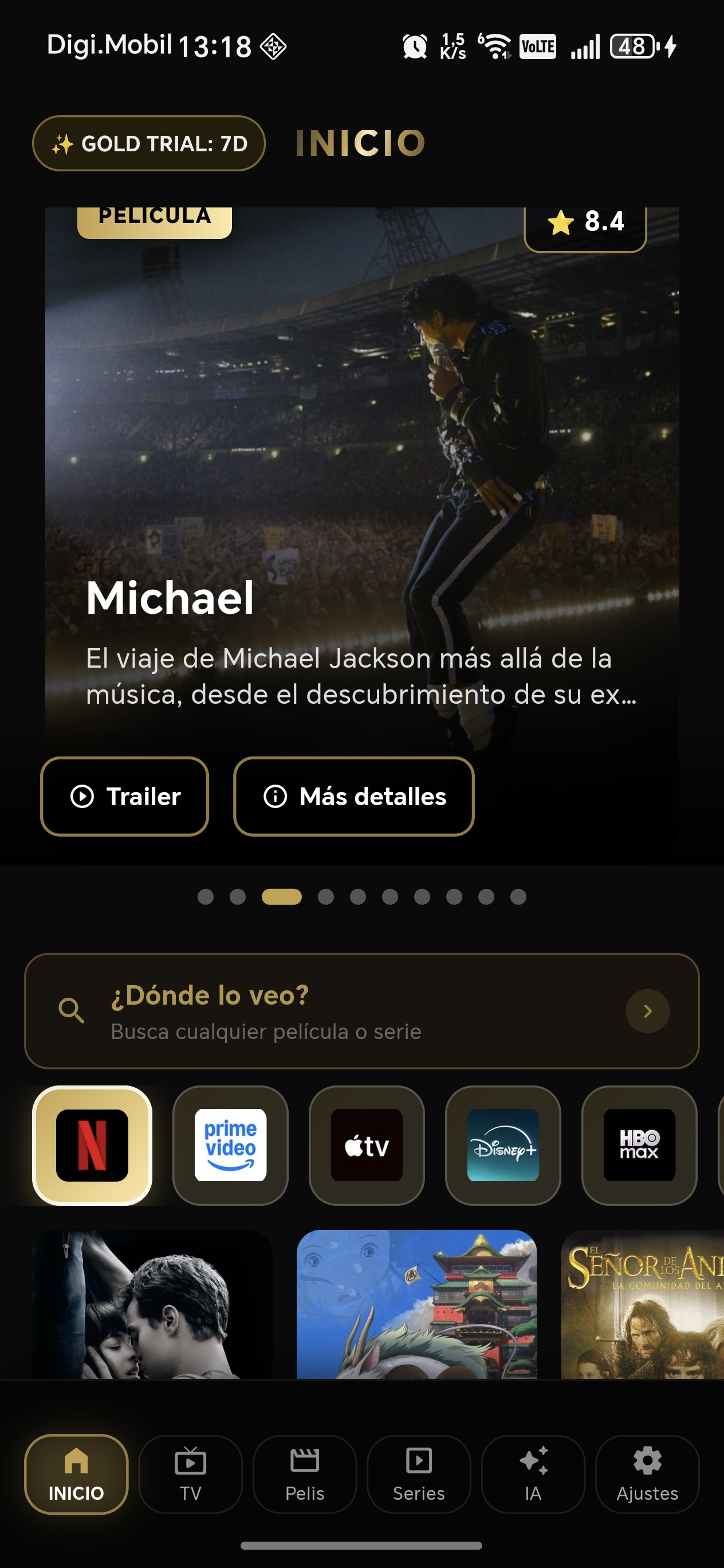 IA Player TV - Móvil
