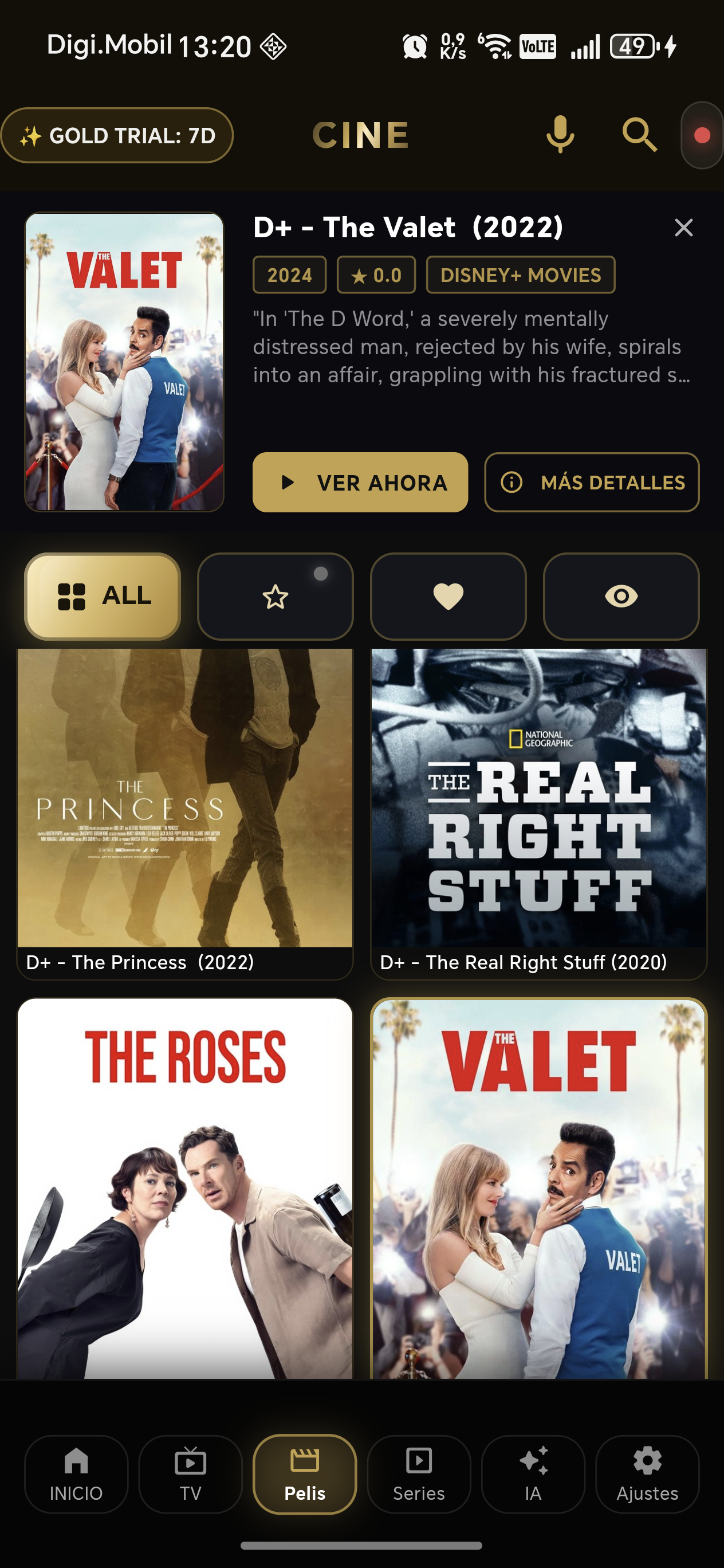 Películas