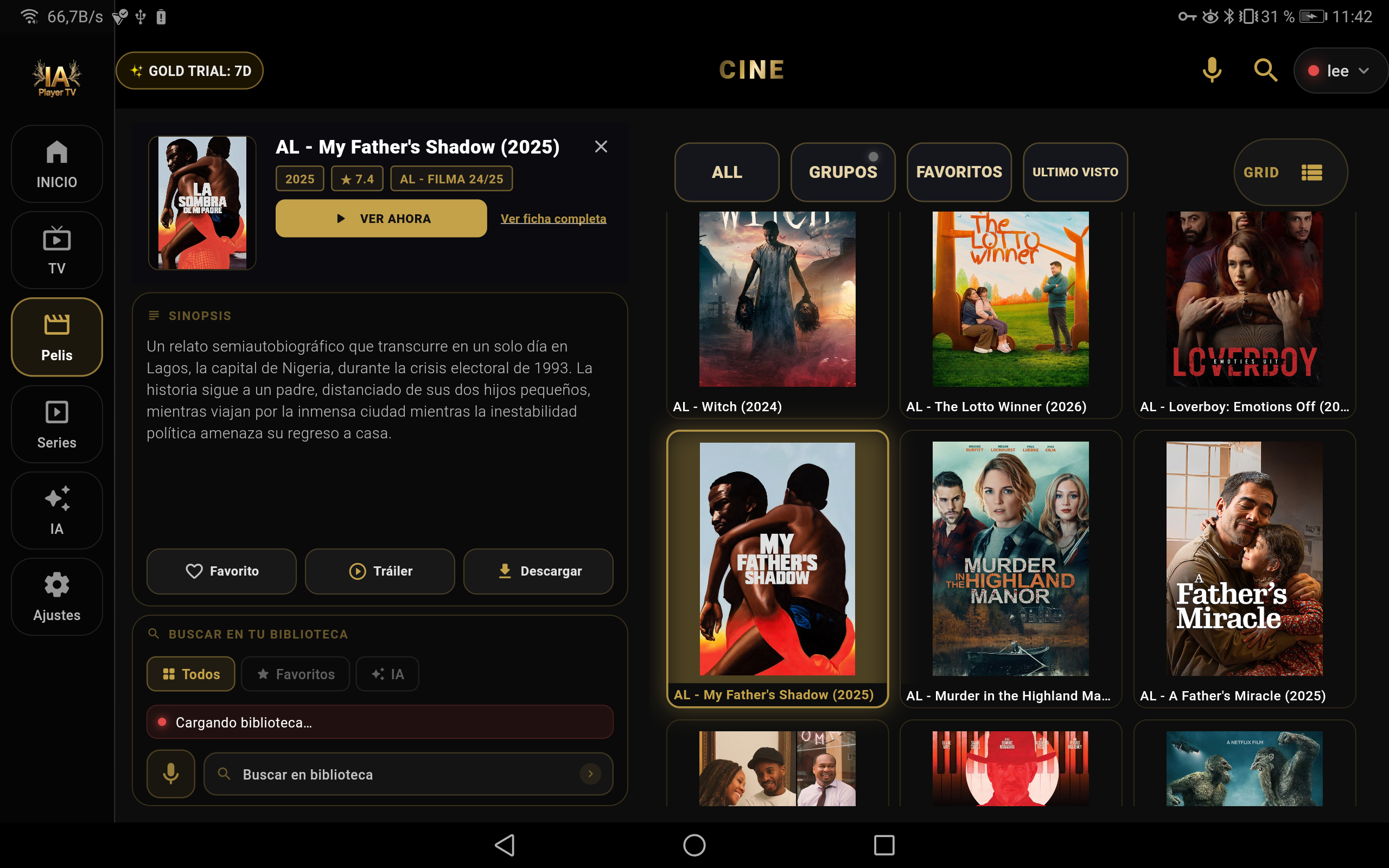 Películas tablet